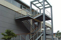 戶外鋼結構樓梯